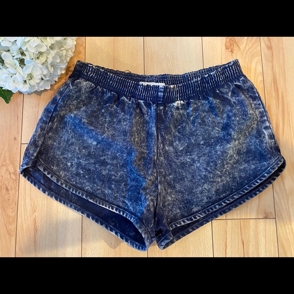 American apparel acid wash shorts